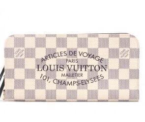 Louis Vuitton Damier Azur Portofoyille Ansolit Long Wallet White _ Louis Vuitton Louis Vuitton_ Thương hiệu giá rẻ (lớn nhất )