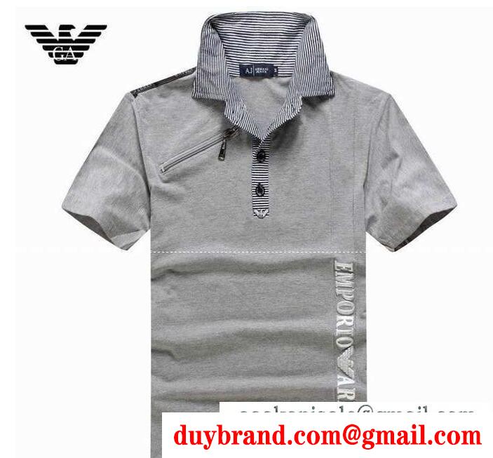 春夏人気販売中のアルマーニ、Armaniの男性用の4色選択可能の半袖Tシャツ