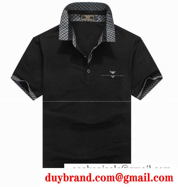 春夏最新作のアルマーニ、Armaniの快適な着心地の6色選択可能の半袖Tシャツ