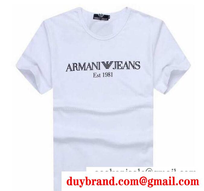 春夏高級感ある armani、アルマーニの高い実用性を備えたメンズ半袖tシャツ