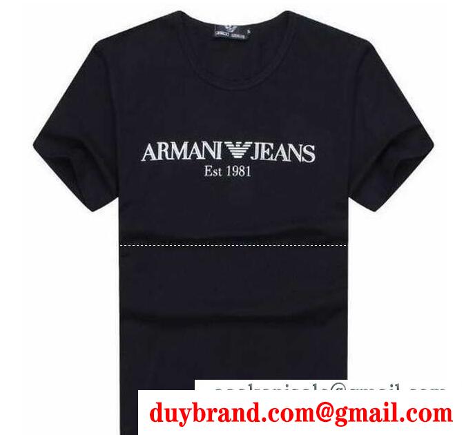 春夏高級感ある armani、アルマーニの高い実用性を備えたメンズ半袖tシャツ