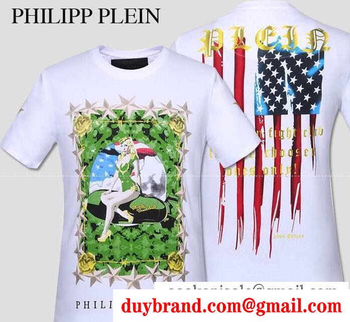 春夏のフィリッププレイン、Philipp plein コピーのフィット感が着心地満点の男性半袖tシャツ