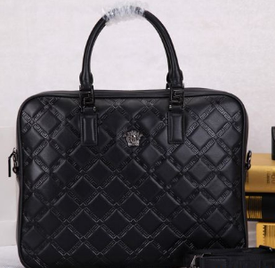 Vật phẩm mast cho nam giới Versace Túi kinh doanh Versace màu đen