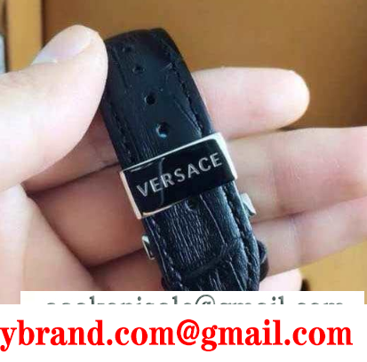 お見事な一品 versace-ヴェルサーチ 6針クオーツ ムーブメント 316ステンレス 男性用腕時計 2色可選