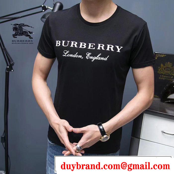  毎年流行り定番アイテムおすすめ バーバリー BURBERRY 3色可選 半袖Tシャツ 高級感が漂う