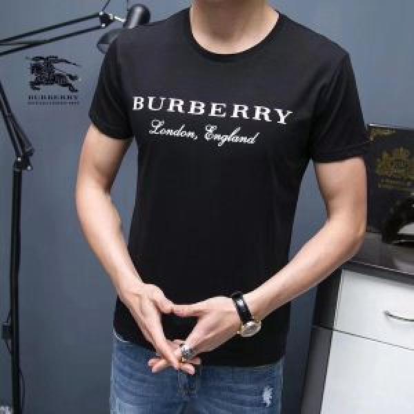 Mỗi năm -Mục tiêu chuẩn phổ biến được đề xuất Burberry Burberry 3 -sleeved T -Shirt sang trọng _ Tay áo ngắn T -shirt _ Thời trang nam