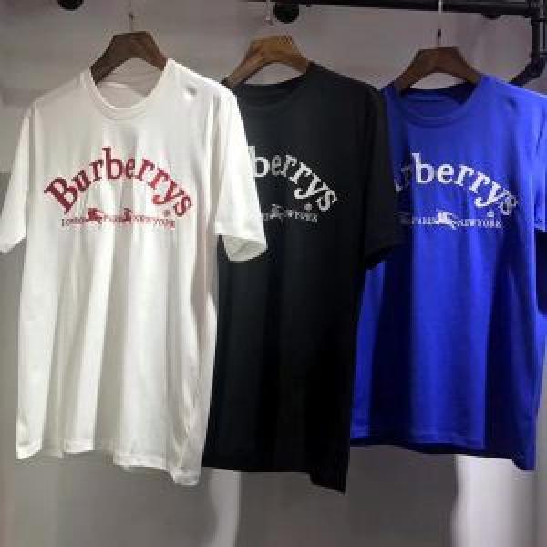 Thương hiệu phổ biến Burberry Burberry Vật phẩm ngắn -Sleeved t -shirt 3 Lựa chọn màu Tôi muốn nó với thiết kế phổ biến _ Tay áo ngắn T -shirt _ Thời trang nam