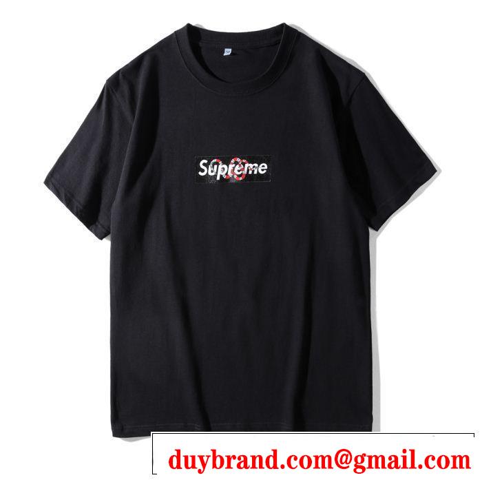 個性的なモデル シュプリーム SUPREME 半袖/Tシャツ2色可選大人カジュアル