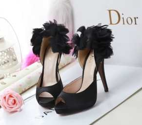 Dép nữ Dior-Dior Ladies High High Black
