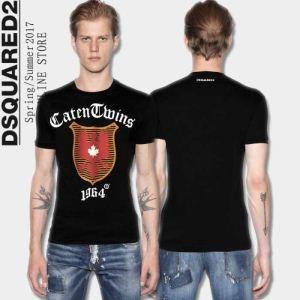 Châu Âu và Châu Mỹ -Phong cách Deep Square Men Sleeve T -shirt DSquared2 in t -shirt bên trong 3 Lựa chọn màu sắc