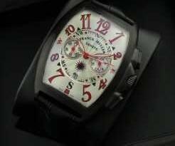Frank Muller hiển thị bằng số màu đỏ, đồng hồ nam trắng của Franck Muller _ Frank Muller Franck Muller_ Thương hiệu giá rẻ 