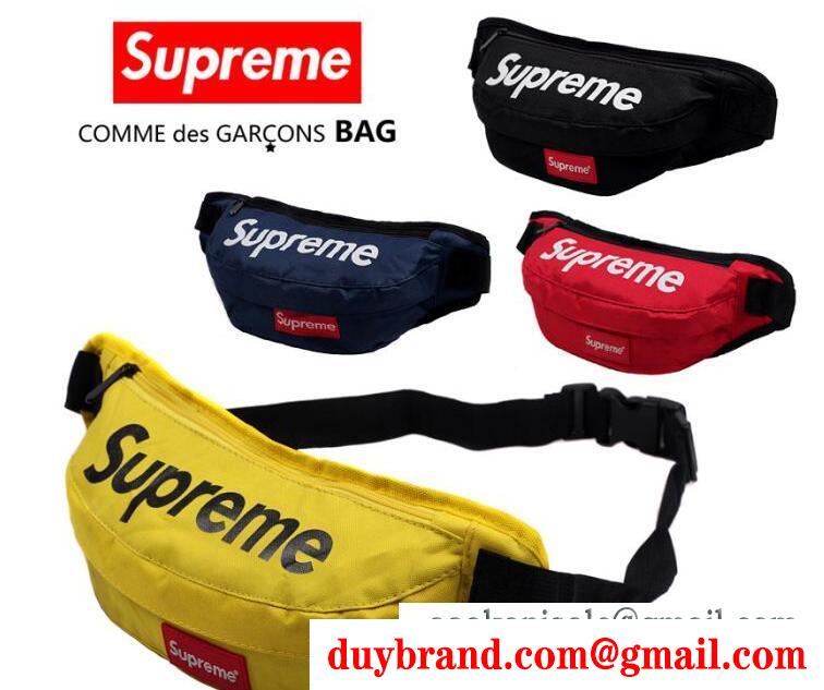 爆買い豊富なシュプリーム 通販、supremeの大特価の黄色い、黒い、深青い、赤色の4色メンズボディバッグ