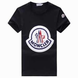 Moncler Moncler 18SS thanh lịch 18SS Tay áo ngắn T -Shirt 4 màu Western Hàn Quốc _ Moncler Moncler_ Thương hiệu giá rẻ 