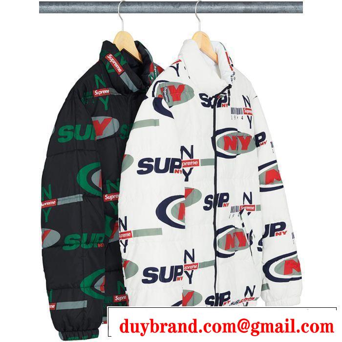 Supreme 18FW NY Reversible Puffy Jacket SUPREME シュプリーム 秋のお出かけに最適 2色可選 超定番人気