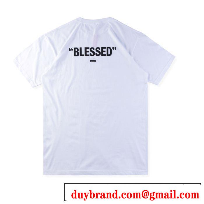 SUPREME シュプリーム 2色可選 Supreme blessed dvd tee 18FW 定番品質保証 今季爆発的な人気 半袖Tシャツ