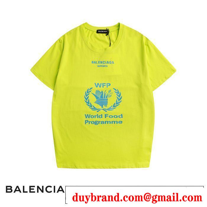 BALENCIAGA バレンシアガ 半袖Tシャツ 4色可選 る春夏おすすめの人気商品 ちょっと大人の印象