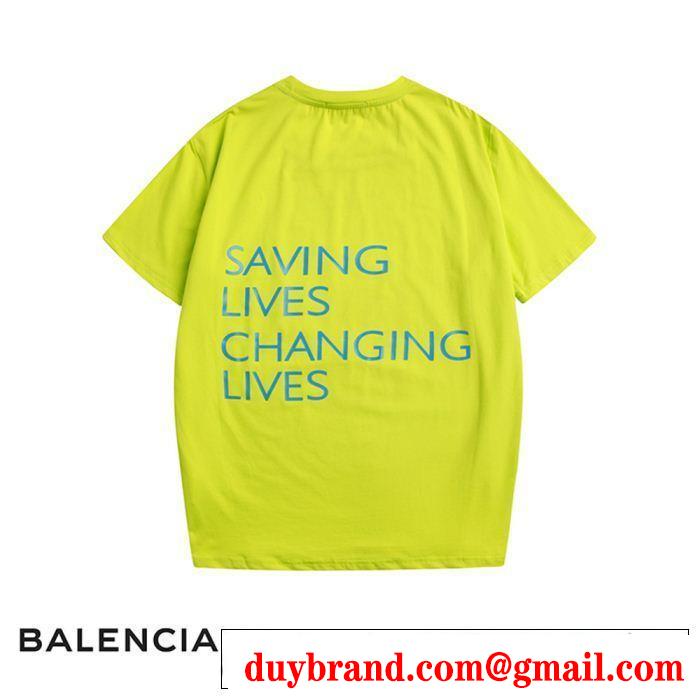 BALENCIAGA バレンシアガ 半袖Tシャツ 4色可選 る春夏おすすめの人気商品 ちょっと大人の印象