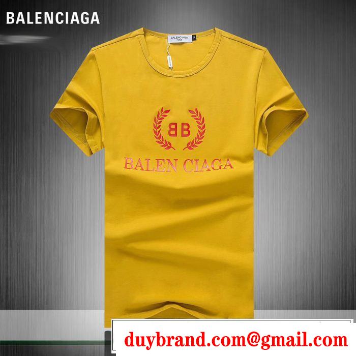 今年の正解大人気新作 季節感をプラス人気商品 2019 BALENCIAGA バレンシアガ 半袖Tシャツ 3色可選