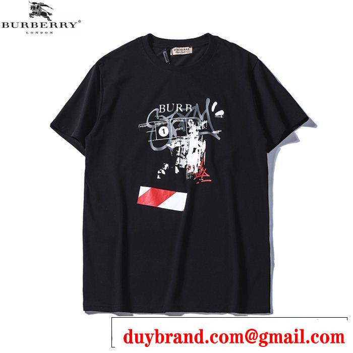 BURBERRY バーバリー 半袖Tシャツ 2色可選 2019年春夏流行ファッション 今年もトレンド