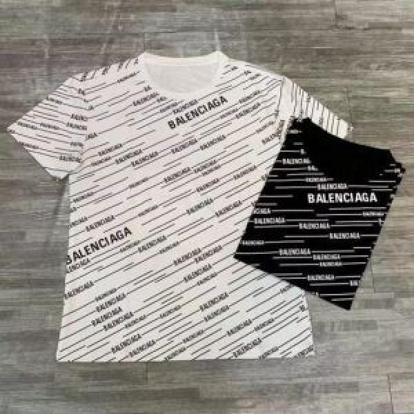 Balenciaga Balenciaga Mùa này Món đồ phổ biến T -Shirt/Tea Áo 2 Lựa chọn màu kết cấu theo mùa cộng với sản phẩm phổ biến