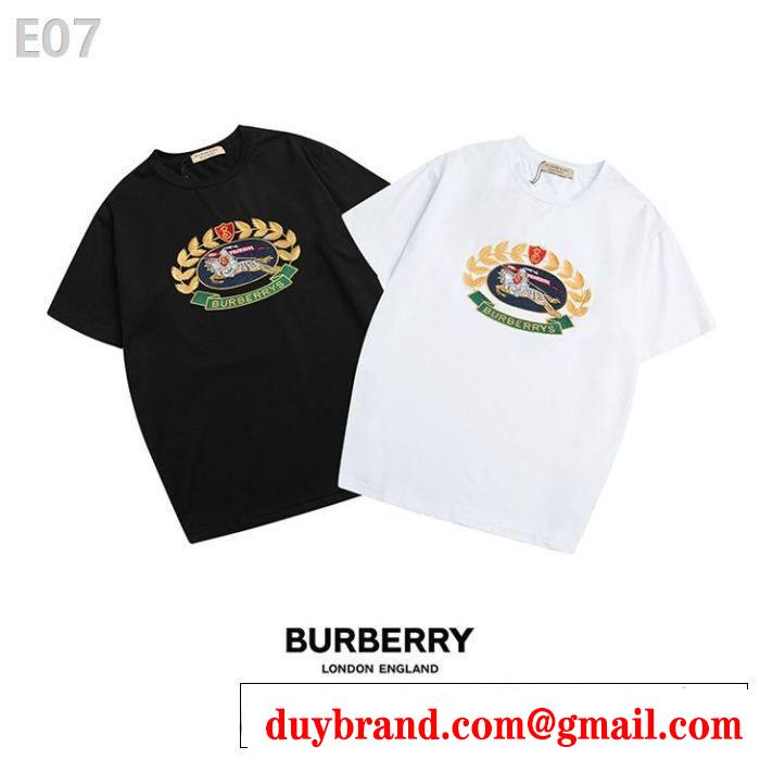  2019即旬な装いに バーバリー BURBERRY 今シーズン人気のアイテム 2色可選 Tシャツ/ティーシャツ