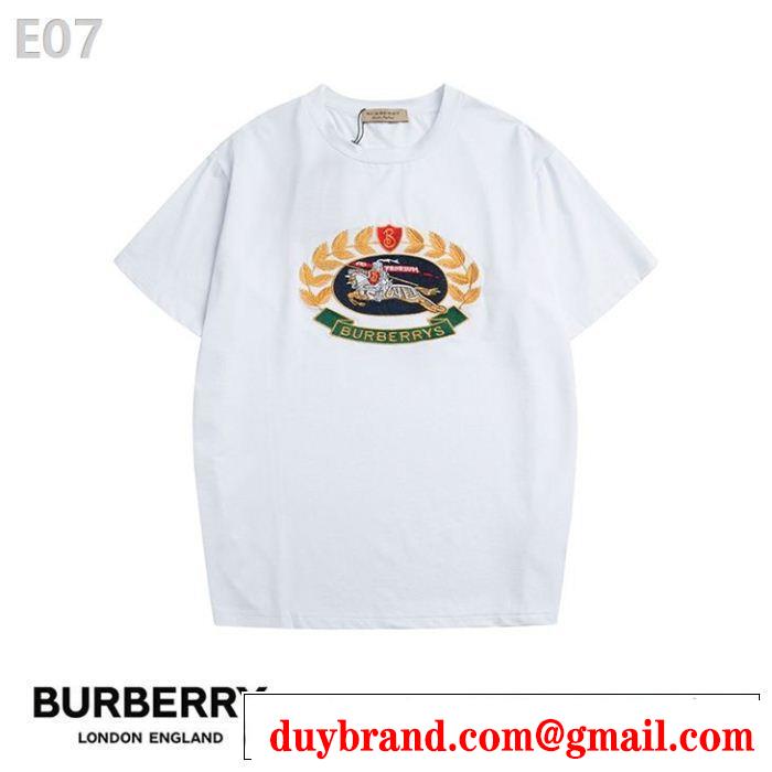2019即旬な装いに バーバリー BURBERRY 今シーズン人気のアイテム 2色可選 Tシャツ/ティーシャツ