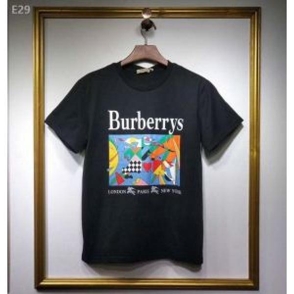 Burberry Burberry 2 -Molored Lựa chọn _ Tay áo ngắn T -Shirt _ Thời trang nam
