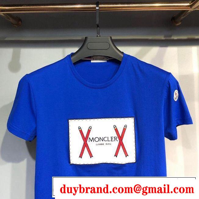 半袖Tシャツ 3色可選 2019SSのトレンド商品 MONCLER モンクレール 爽やかカジュアル人気