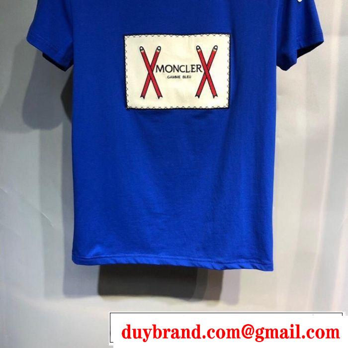 半袖Tシャツ 3色可選 2019SSのトレンド商品 MONCLER モンクレール 爽やかカジュアル人気