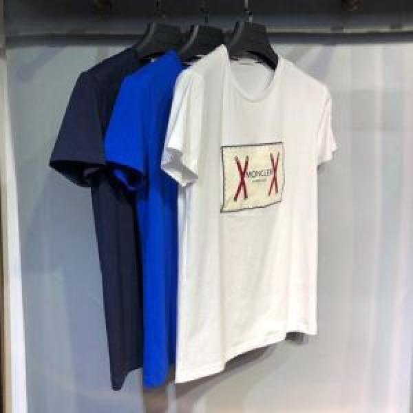 Song -sleeved t -shirt 3 -Molored Lựa chọn 2019SS Sản phẩm hợp thời trang Moncler Moncler làm mới thông thường _ tay áo ngắn T -shirt