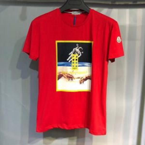 Các mặt hàng giới hạn không thể thiếu 2019SS Sản phẩm hợp thời trang Moncler Moncler Sleeve T -shirt 3 Lựa chọn
