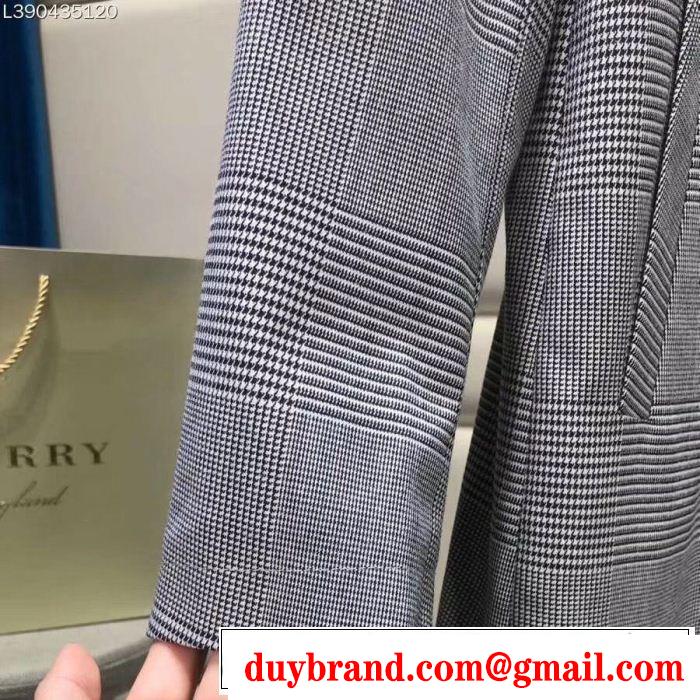 通気性に凄い バーバリーファッションの流行り BURBERRY 2019魅力的な新作 スーツ レジャー