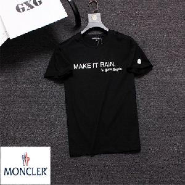 Moncler Moncler trong suốt t -shirt/áo trà kasual 2 màu sắc tôi muốn mặc vào mùa xuân và mùa hè năm 2019 _ tay áo ngắn t -shirt