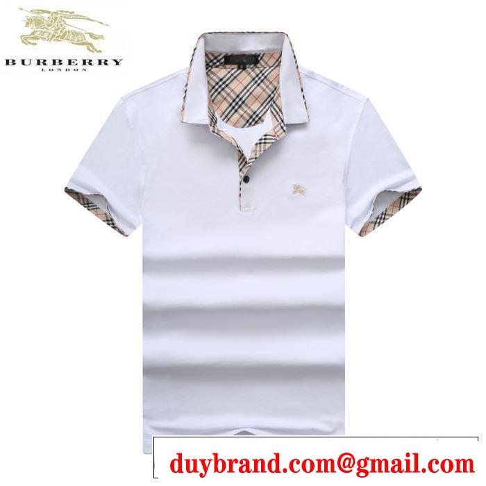 BURBERRY バーバリー  半袖Tシャツ 2色可選 柔らかい印象に上質 2019春夏トレンドアイテム