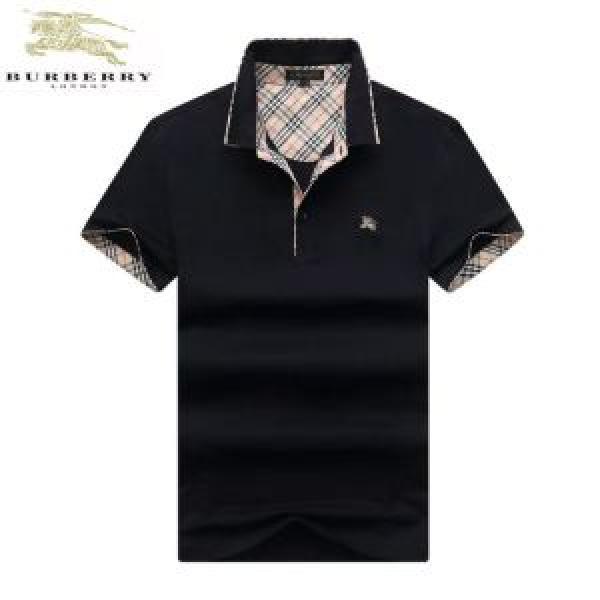 Burberry Burberry Short Tay áo T -Shirt 2 Màu mềm mềm cải thiện chất lượng cao 2019 Vật phẩm xu hướng mùa xuân / mùa hè