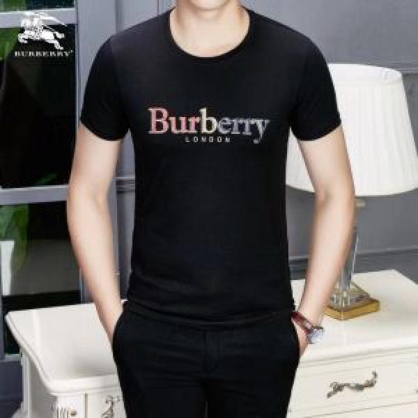 Ngắn -Sleeved t -shirt 2 màu sắc phổ biến các mặt hàng phổ biến 2019 Mùa xuân / Mùa hè Toren Burberry _ Tay áo ngắn T -Shirt