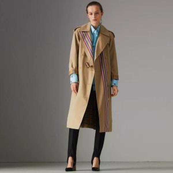 2019 Sự chú ý lớn vào mùa xuân và mùa hè Burberry Burberry Long Coat mới đến _ áo khoác áo khoác, Outterwear_ Ladies Fashion_Bland Cài đặt thư hàng giá rẻ Cửa hàng đặc sản