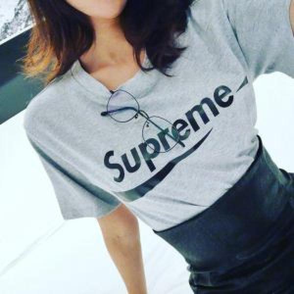 Làm mới Supreme tối cao tay áo ngắn T -Shirt 3 Lựa chọn màu 2019 Vật phẩm thời trang mùa hè đẩy