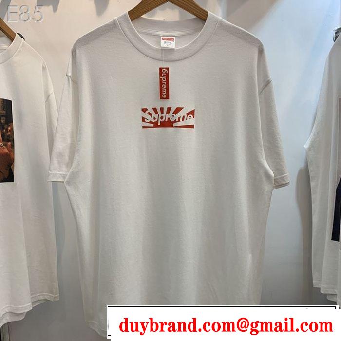SUPREME 半袖Tシャツ 2019春夏の大注目トレンド BOX Supreme 11ss Japan Relief Box Logo Tee シュプリーム