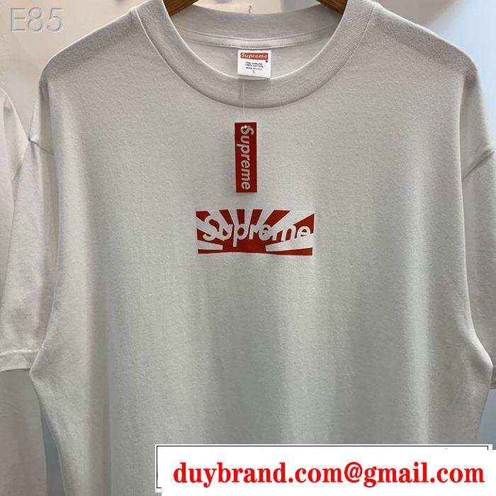 SUPREME 半袖Tシャツ 2019春夏の大注目トレンド BOX Supreme 11ss Japan Relief Box Logo Tee シュプリーム