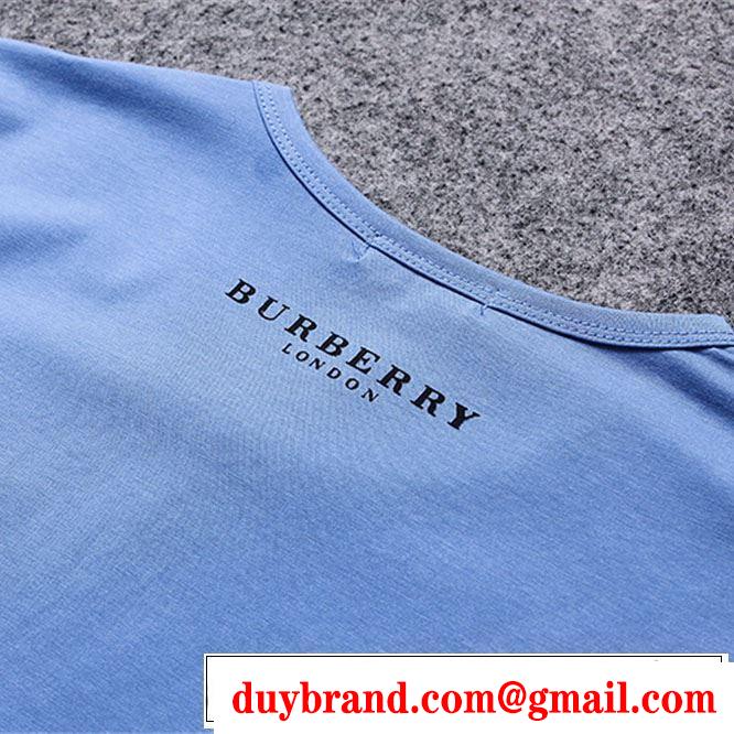 3色可選 2019SSのトレンド商品 風通しのよい バーバリー BURBERRY Tシャツ/ティーシャツ