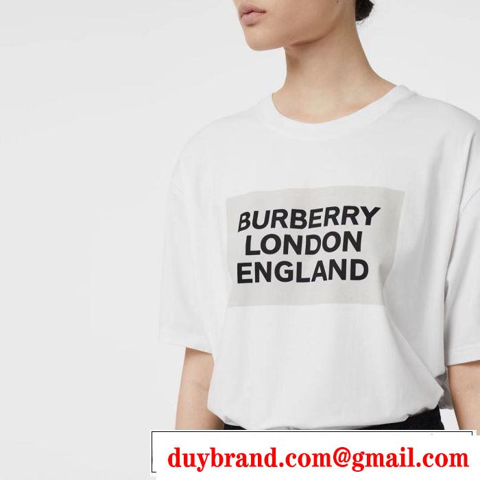 バーバリー BURBERRY Tシャツ/ティーシャツ 2色可選 2019年の夏のマスト スタイルを綺麗に