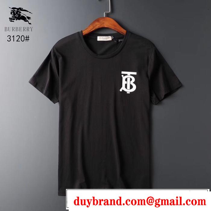Tシャツ/ティーシャツ 2色可選 2019春夏も引き続き人気セール 知的優秀アイテム バーバリー BURBERRY