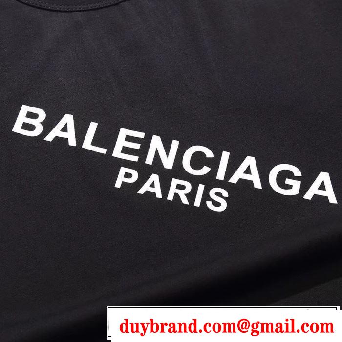 BALENCIAGA バレンシアガ 半袖Tシャツ 3色可選 最も目立ったブランド新品 2019年最新ファッション