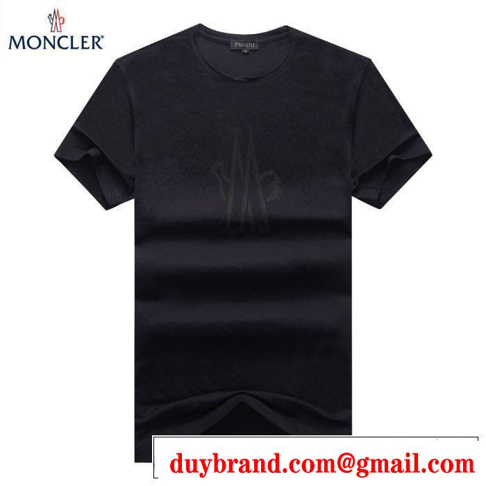 スタイルUPして着こなす モンクレール MONCLER Tシャツ/ティーシャツ 2色可選 2019SSのトレンド商品