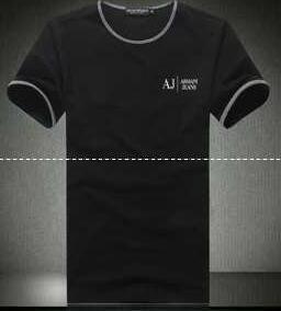 Áo sơ mi Black Emporio nổi tiếng Armani Men Armani Crew Cổ Tops Maru Men Short Sleeve T -shirt_ Armani Armani_ Thương hiệu giá rẻ 