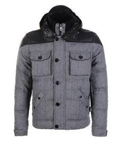 Áo khoác màu xám và đen Moncler Down Moncler Maya Maya Cold Outdoor Court_ Moncler Moncler_ Thương hiệu giá rẻ (Lớp lớn nhất của )