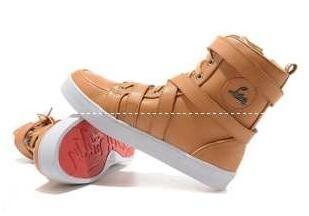 Vật phẩm phổ biến Christianle Butan Spacer Flat High -cut Sneakers Leather Khaki Boot