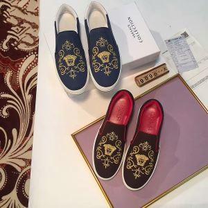 Giày thể thao đặt hàng Versace phong cách Versace Spong -pong giày 2 màu Chọn