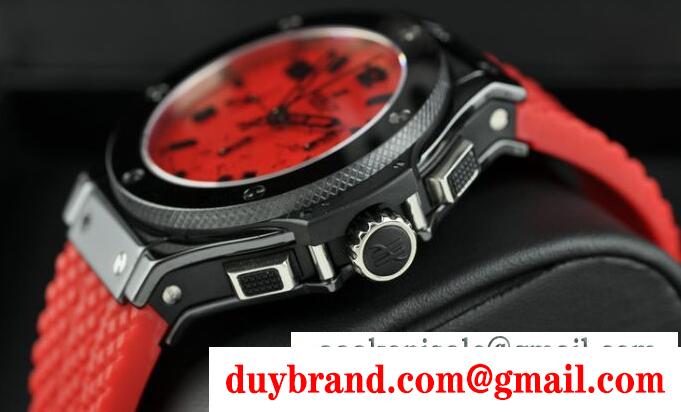  重厚感のあるHUBLOT ウブロ 腕時計 コピー 防水機能も付いて自動巻き 6針 セラミック 44.5MM